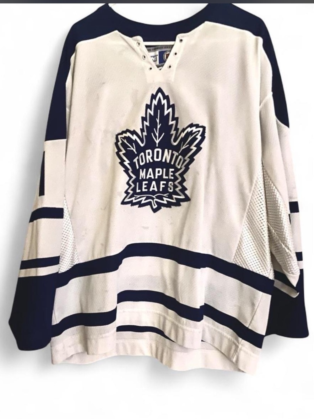 Authentic Vintage CCM 6100 Toronto Maple Leafs Third Jersey Goalie Cut Size 56